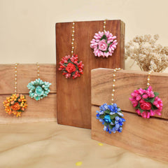 Flower Maang Tika