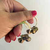 Brass Ghungroo Kadi Finger Rings Pair