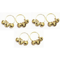 Brass Ghungroo Kadi Finger Rings Pair