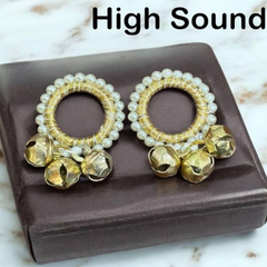Brass Ghungroo Kadi Finger High Sound Rings Pair