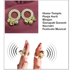 Brass Ghungroo Kadi Finger High Sound Rings Pair