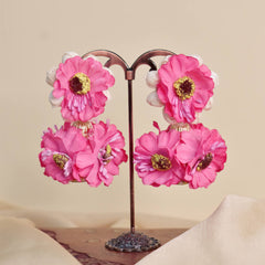 Sunflower Pink Necklace Set