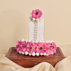 Sunflower Pink Necklace Set