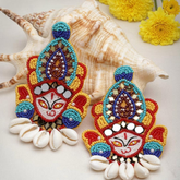 Maa Durga Handmade Earring
