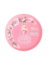 Team Bride Pink Weeding Brooch