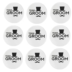 Team Groom Weeding Brooch