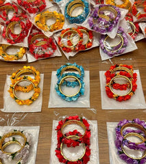 Artificial Flower Bangles