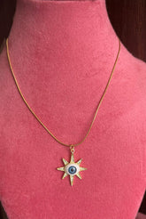 Evil Eye Anti Tarnish Chain