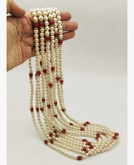 Welcome Mala Pearl with Red Pearl