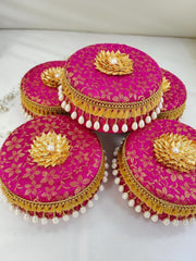 Decorated Ladoo Box Set of 4