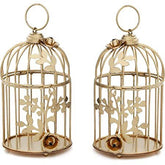 Metal Cage Tealight Holders – Set of 2pc
