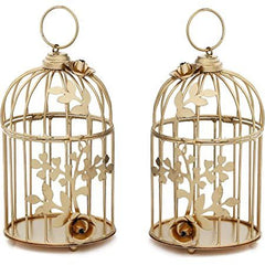 Metal Cage Tealight Holders – Set of 2pc