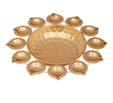 Urli Metal Diya set of 1 pc 8 inches