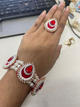 Elegant Pearl Beaded Bracelet with Ring