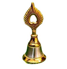 Metalcraft Gold Brass Pooja Bells