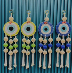 Evil Eye Shubh Labh Wall Hanging – Protective & Auspicious Home Decor for Entrance & Gifting