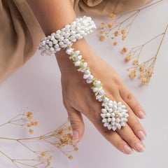 Mogra Flower Necklace Set