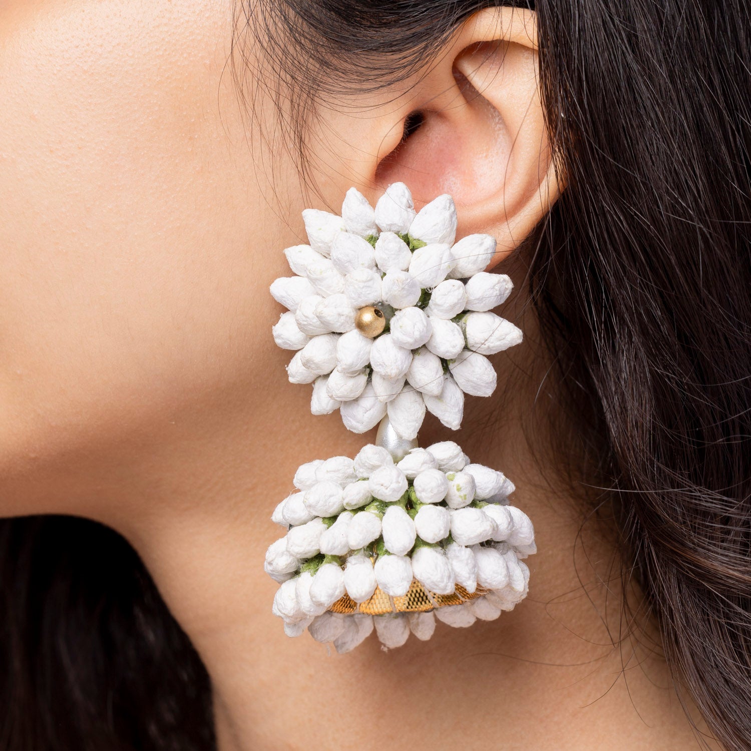 Mogra Flower Necklace Set