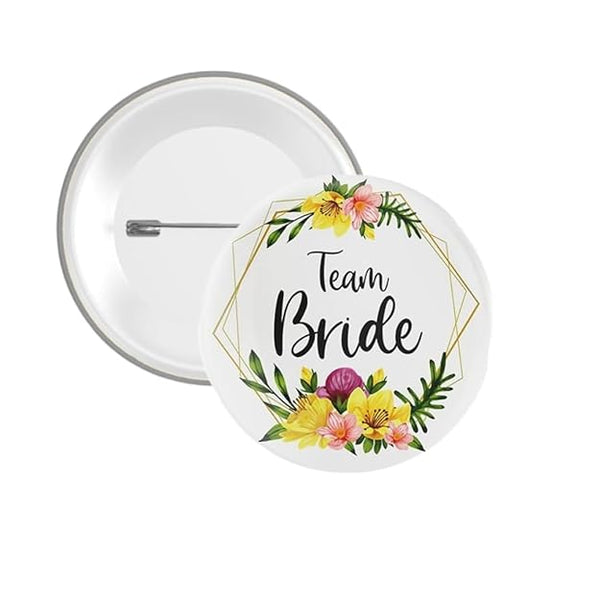 Team Bride Weeding Brooch