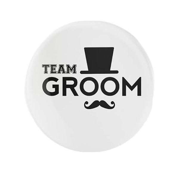 Team Groom Weeding Brooch
