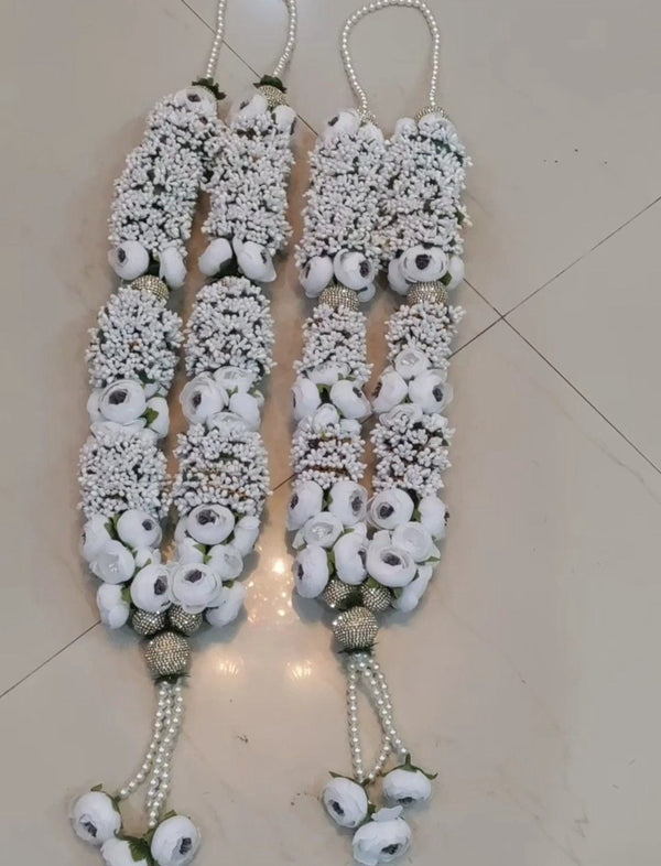 Wedding Varmala Artificial Flower White