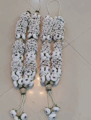 Wedding Varmala Artificial Flower White
