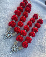 Wedding Varmala Artificial Flower Red Rose