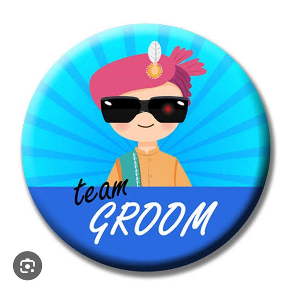 Team Groom Pagdi Weeding Brooch