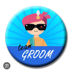 Team Groom Pagdi Weeding Brooch