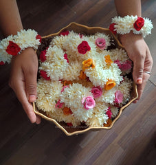 Rose Jasmine Gajra Bracelet