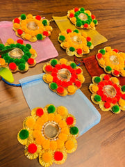 Rangoli Mat With Potli