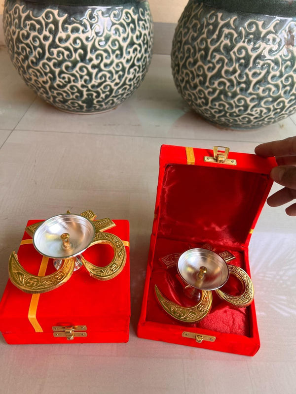 Om Diya With Box