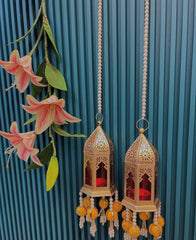 Wall Hanging Lamp Tealight Holders – Set of 2 4Ft