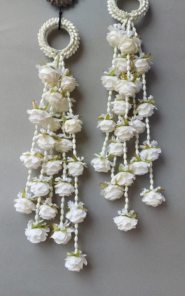 Bridal Artificial Flower Kalire – White Floral Design