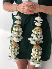 Bridal Artificial Flower Kalire – White Floral Design