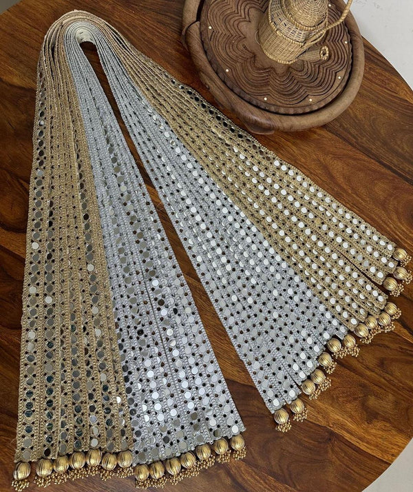 Welcome Dupatta Mirror Work