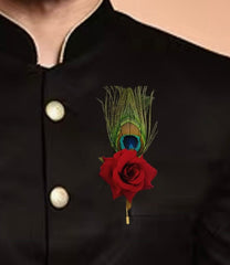 Barat Swagat Rose Brooch