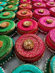 Decorated Ladoo Box Set of 4