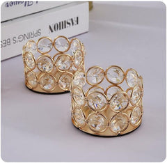 Crystal Tealight Holders – Set of 2pc