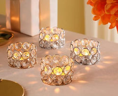 Crystal Tealight Holders – Set of 2pc