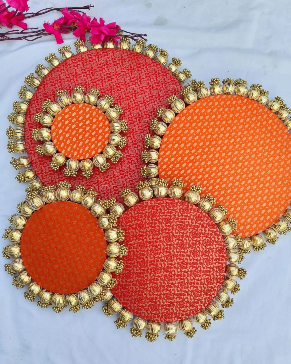 Red and Orange combo pack of 5pcs