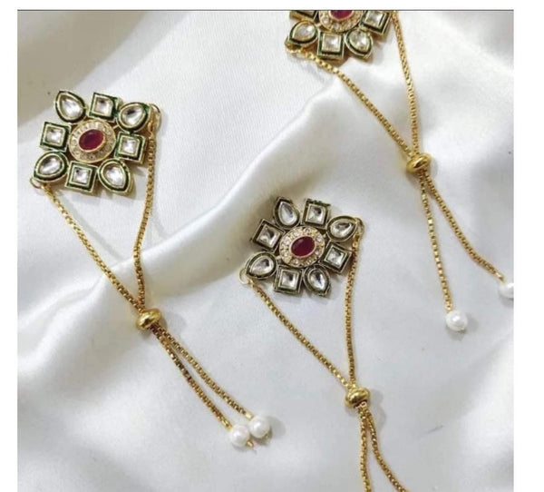 Kundan Bracelet Adjustable